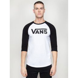 Vans Hosszú ujjú Classic Ragl VN0002QQYB21 Fehér Slim Fit