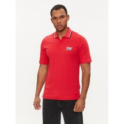Jack&Jones Pólóing Trevor 12228781 Piros Standard Fit