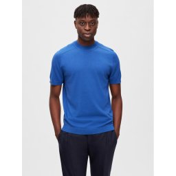Selected Homme Sweater 16088646 Kék Regular Fit