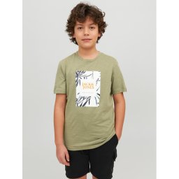 Jack&Jones Junior Póló 12230796 Zöld Standard Fit