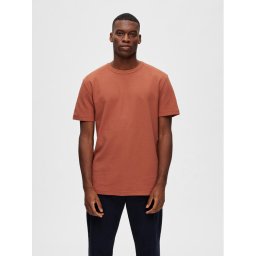 Selected Homme Póló 16088532 Piros Relaxed Fit