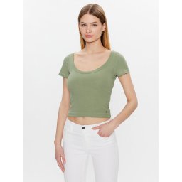 Guess Blúz Cheryl W3GP21 KAQL2 Zöld Regular Fit
