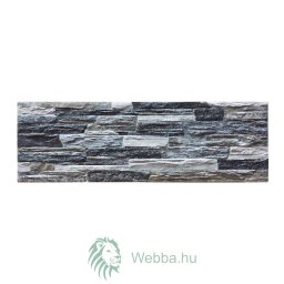 Ohio Silver Külső / belső falburkolat, matt, kőutánzat, szürke, 17 x 52 cm