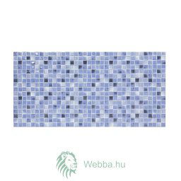 Trend Azul fürdőszoba / konyha csempe, kék, fényes, mozaik megjelenés, 25 x 50 cm