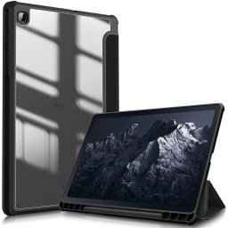 Tech-Protect Smartcase Hybrid kitámasztható védőtok ceruza tartóval Samsung Galaxy Tab S6 Lite (fekete)
