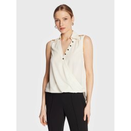 Marciano Guess Blúz 3GGH21 8592Z Ekru Regular Fit
