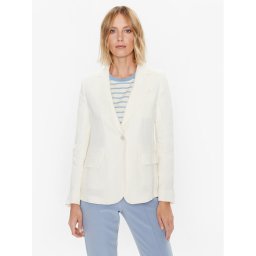 Weekend Max Mara Zakó Nalut 2350410431 Ekru Regular Fit