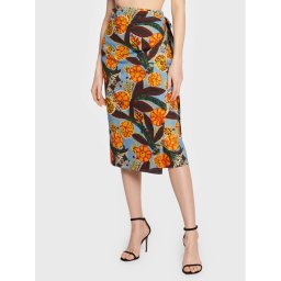 Weekend Max Mara Midi szoknya Fiore 23510103 Színes Regular Fit