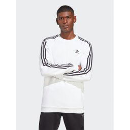 adidas Pulóver Adicolor Classics 3-Stripes Crew Sweatshirt IA4862 Fehér Regular Fit