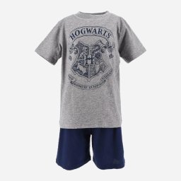 Harry Potter Hogwarts Grey gyerek rövid pizsama 6 év / 116 cm