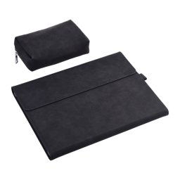 CARA 2 az 1-ben Flip borító + tok a Microsoft Surface Pro X fekete tartozékaihoz