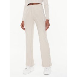 Calvin Klein Jeans Kötött nadrág J20J220678 Bézs Flare Fit