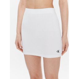Calvin Klein Jeans Ceruzaszoknya J20J220795 Fehér Slim Fit