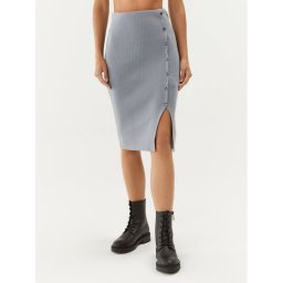 Calvin Klein Jeans Ceruzaszoknya J20J221128 Szürke Slim Fit