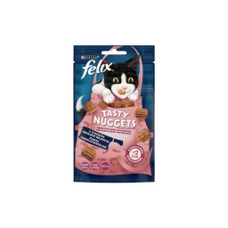 FELIX Tasty Nuggets Lazac macska jutalomfalat 50 g