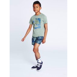 Timberland Úszónadrág T24C34 S Zöld Regular Fit