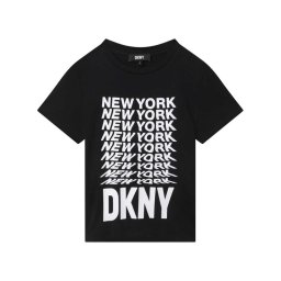 DKNY Póló D35S76 S Fekete Regular Fit