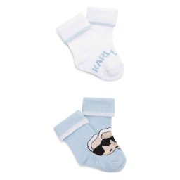Karl Lagerfeld Kids 2 pár hosszú szárú gyerek zokni Z90047 Kék