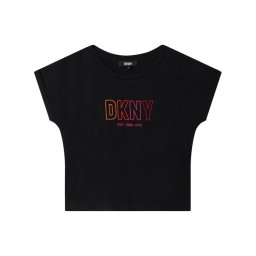 DKNY Póló D35S82 S Fekete Regular Fit