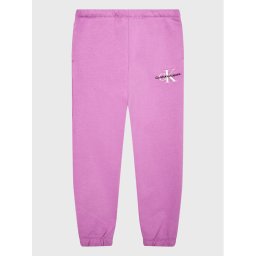 Calvin Klein Jeans Melegítő alsó Monogram Off Placed IG0IG01854 Lila Relaxed Fit