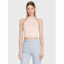 Guess Felső Tori W3GZ02 Z2ZN0 Rózsaszín Slim Fit