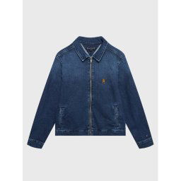 Tommy Hilfiger Farmer kabát Denim Ivy KB0KB07930 D Sötétkék Relaxed Fit