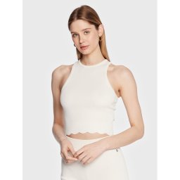 Guess Felső Ada W3GZ00 Z2Z80 Ekru Regular Fit