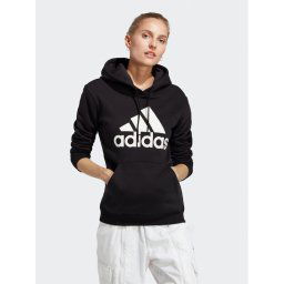 adidas Pulóver Essentials Big Logo IB8813 Fekete Regular Fit