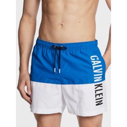 Calvin Klein Swimwear Úszónadrág KM0KM00796 Kék Regular Fit