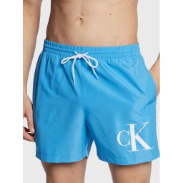 Calvin Klein Swimwear Úszónadrág KM0KM00849 Kék Regular Fit