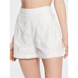 Guess Szövet rövidnadrág Lyon W3GD96 WFCO0 Fehér Regular Fit
