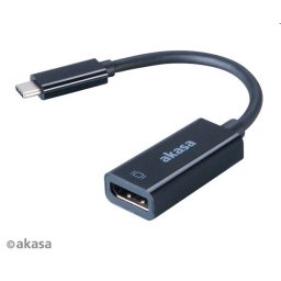 USB 3.1 C - Displayport átalakító 15cm Akasa AK-CBCA05-15BK PN: AK-CBCA05-15BK