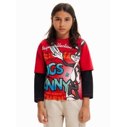 Desigual Blúz 23SBTK12 Piros Regular Fit