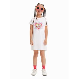 Desigual Hétköznapi ruha 23SGVK09 Fehér Regular Fit