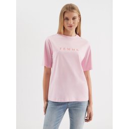 Selected Femme Póló 16085609 Lila Loose Fit