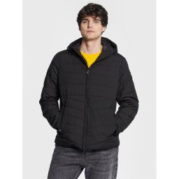 Tommy Hilfiger Pehelykabát MW0MW29010 Fekete Regular Fit
