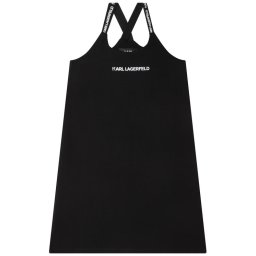Karl Lagerfeld Kids Hétköznapi ruha Z12232 S Fekete Regular Fit
