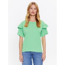 Selected Femme Póló 16079837 Zöld Loose Fit