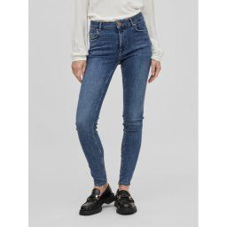 Vila Farmer Sarah 14082132 Sötétkék Skinny Fit