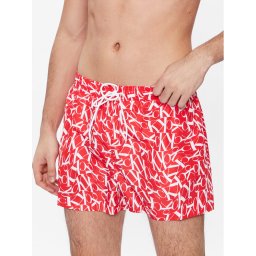 Calvin Klein Swimwear Úszónadrág KM0KM00802 Piros Regular Fit