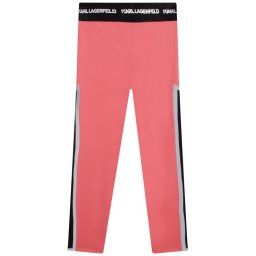Karl Lagerfeld Kids Leggings Z14202 D Rózsaszín Regular Fit