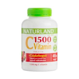 Naturland 1500 mg C-vitamin + csipkebogyó-kivonat tabletta 40x