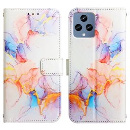 ART MARBLE Pénztárca huzat T Phone / T Phone 2023 WHITE ORANGE