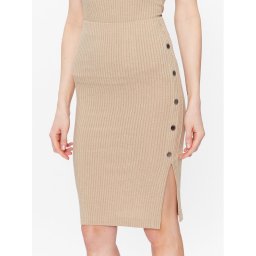 Guess Ceruzaszoknya Edna W3GD99 KBPF0 Bézs Slim Fit