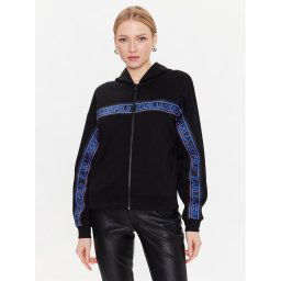 KARL LAGERFELD Pulóver Double 226W1806 Fekete Regular Fit