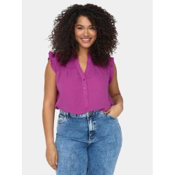 ONLY Carmakoma Felső 15284993 Rózsaszín Regular Fit