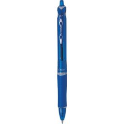 PILOT Golyóstoll, 0,25 mm, nyomógombos, PILOT "Acroball", kék