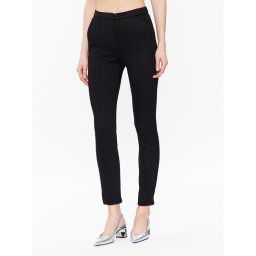 KARL LAGERFELD Szövet nadrág 226W1000 Fekete Slim Fit