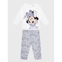 OVS Felső és leggins szett DISNEY 1756975 Fehér Regular Fit