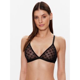 KARL LAGERFELD Bralette melltartó 225W2102 Fekete